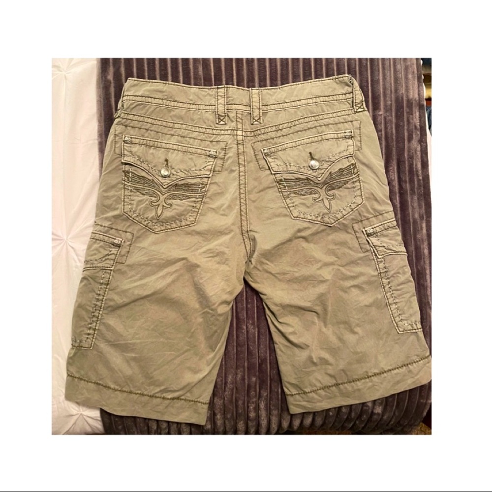 Rock Revival Bermuda Shorts moss green 29w